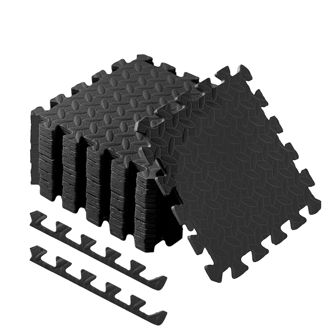 Bodenschutzmatte 1 cm Dicke Bodenmatte Profi-Set 30x30x1,0 cm Kompaktmatten EVA Sportmatte Rutschfes