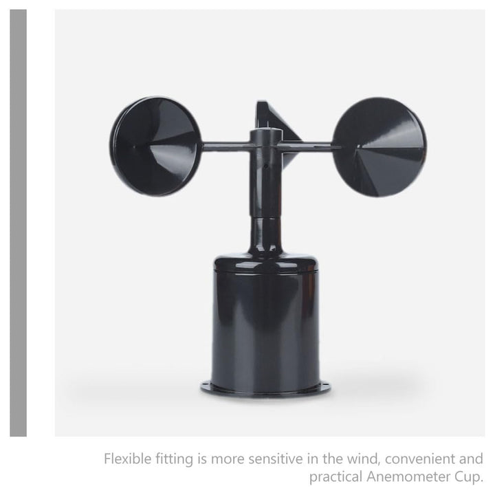 Yardwe Anemometer Gehäuse Aus Robustem Abs Windgeschwindigkeitsmesser Schutz Leicht Und Kompakt Wett