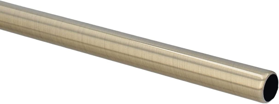 Sento 25/16mm Metall Gardinenstange Vorhangstange 2-läufig Messing Antik Classic 200 cm (2 Stangen 2