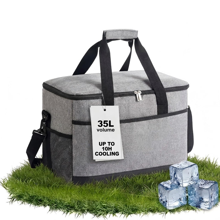 CNMTCCO Kühltasche Gross 35L Faltbare Isolierte Thermotasche, Wasserdicht & Auslaufsicher, Tragbare