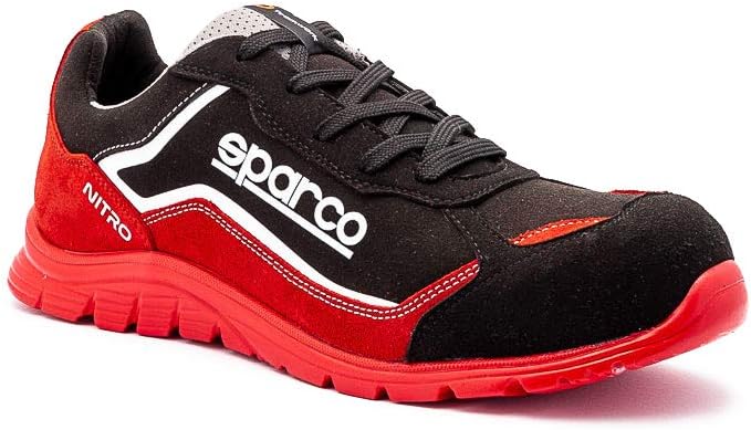 Sparco - Nitro ESD S3L SR FO - Unisex-Sicherheitsschuhe zum Laufen - Wasserabweisende Arbeitsschuhe