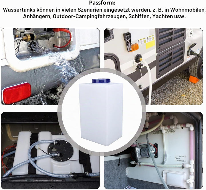 5 Gallonen Wohnmobil-Wassertank, Camping-Wasserbehälter, Wasserspeichertank Wohnmobil-Frischwasserta