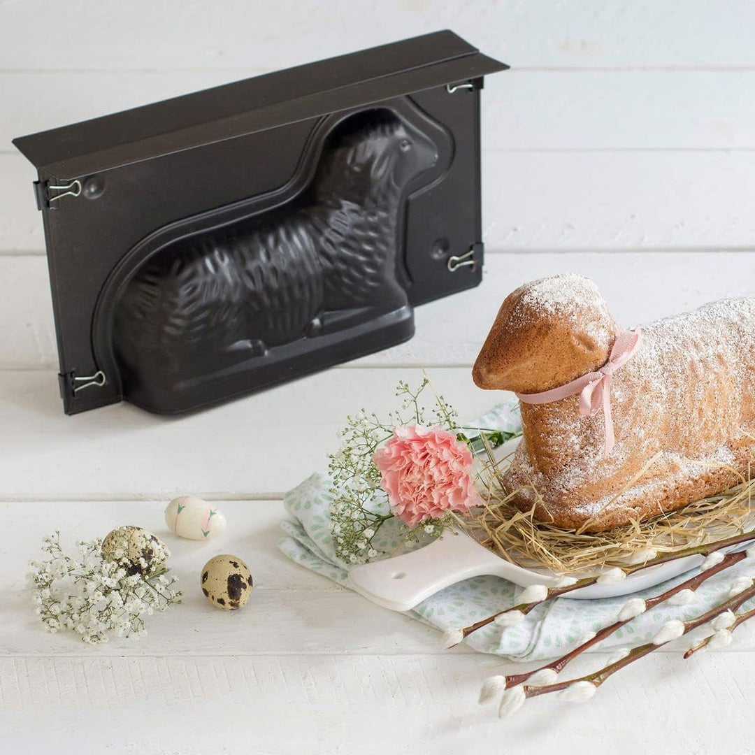 Zenker Osterlamm Backform zu Ostern – 900 ml Füllvolumen – 3D Kuchenform mit Antihaftbeschichtung un