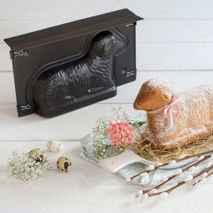 Zenker Osterlamm Backform zu Ostern – 900 ml Füllvolumen – 3D Kuchenform mit Antihaftbeschichtung un