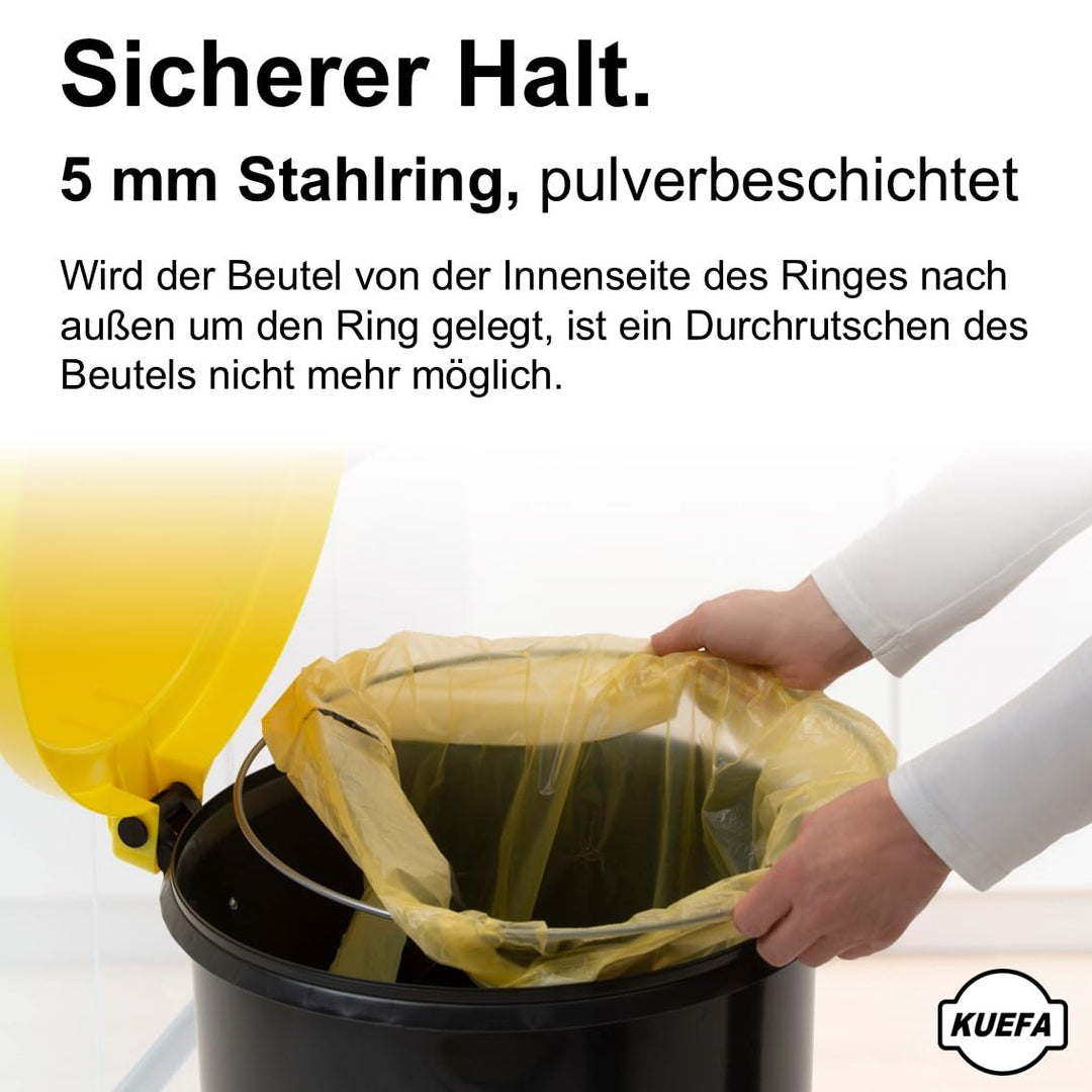 KUEFA Mülleimer/Müllsackständer/Gelber Sack Ständer, Gelb