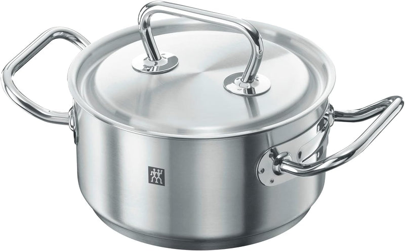 ZWILLING Twin Classic Bratentopf mit Deckel, 16 cm, 1,5 L, Induktionsgeeignet, Edelstahl, 16 cm