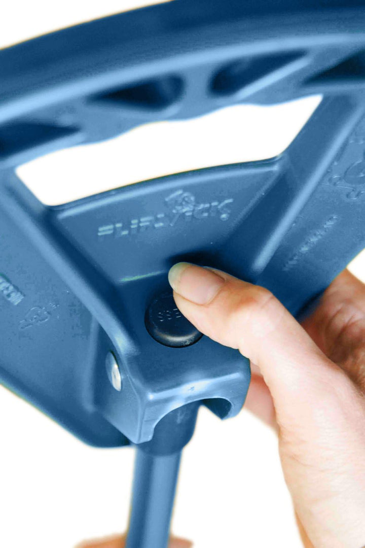 Flipstick Teleskop-Sitzstock faltbar blau, Blau