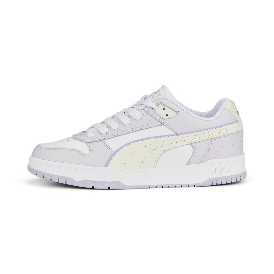 Puma Unisex Rbd Game Low Sneaker 37 EU Puma White Vapor Gray Spring Lavender Puma Gold, 37 EU Puma W