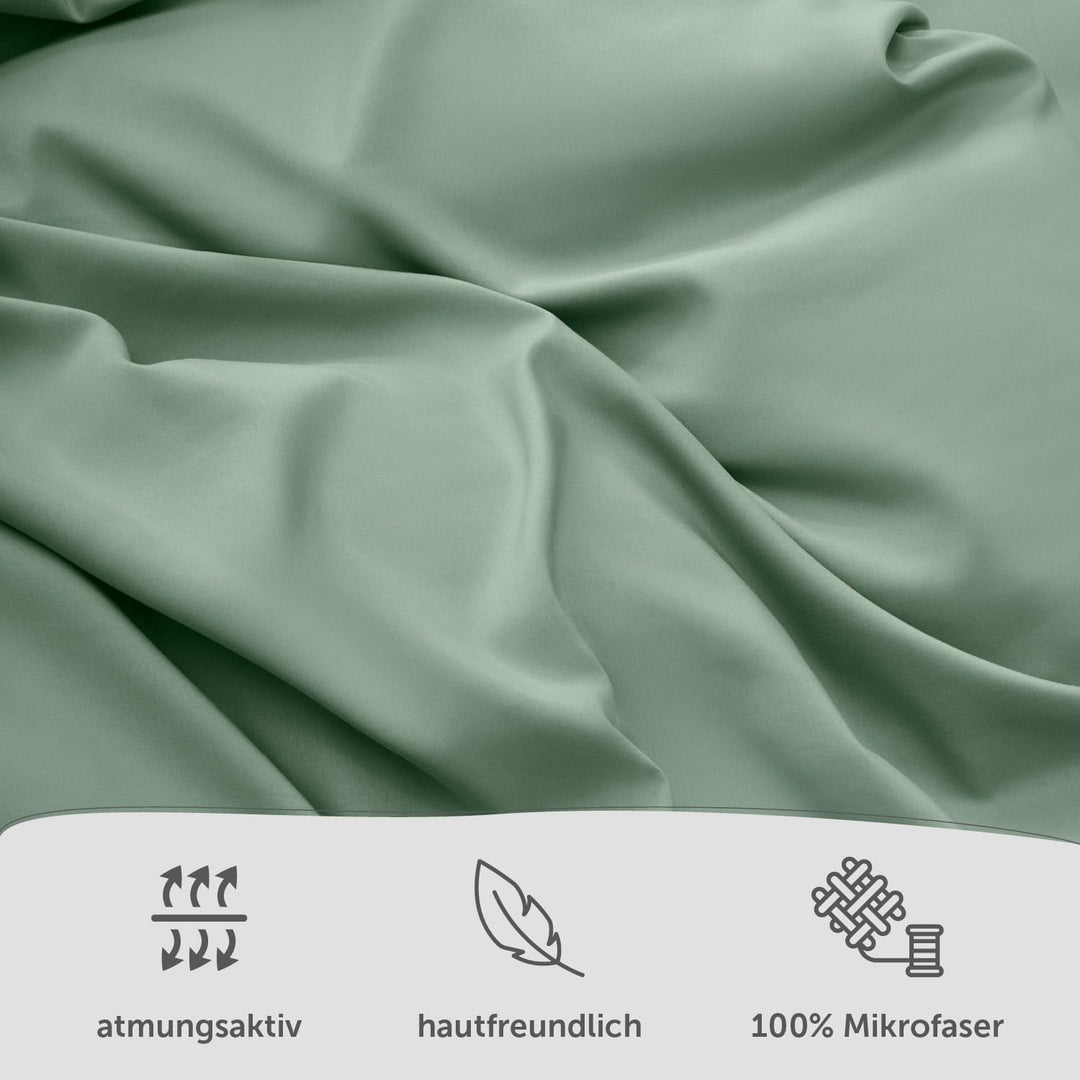 Blumtal Duvet Cover Set - Super Soft & Cozy Brushed Microfibre Bedding Set, No Pilling, Wrinkle Free