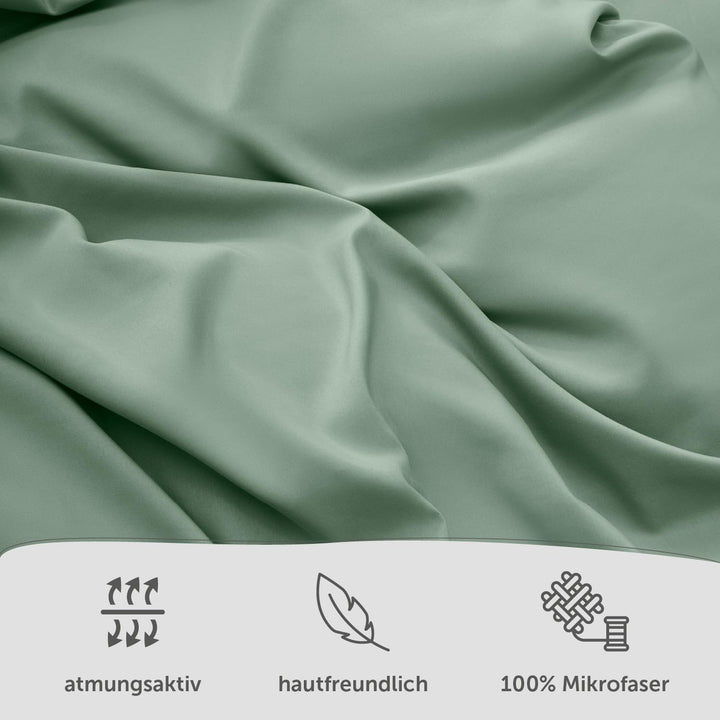 Blumtal Duvet Cover Set - Super Soft & Cozy Brushed Microfibre Bedding Set, No Pilling, Wrinkle Free