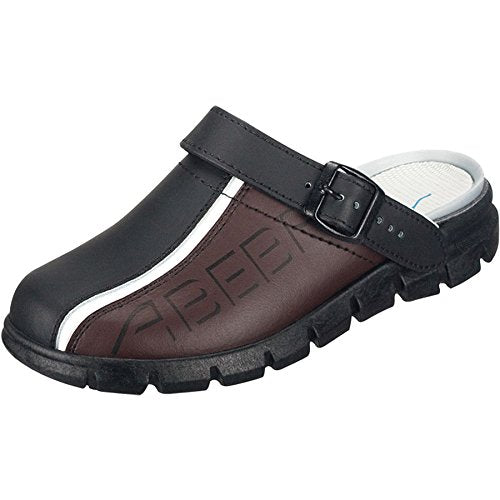Abeba Herren Dynamic Clogs, Schwarz Braun, 40 EU, 40 EU