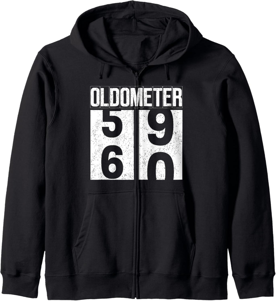 Oldometer 59-60 60th Birthday Gifts 60 Years Old Men Women Kapuzenjacke