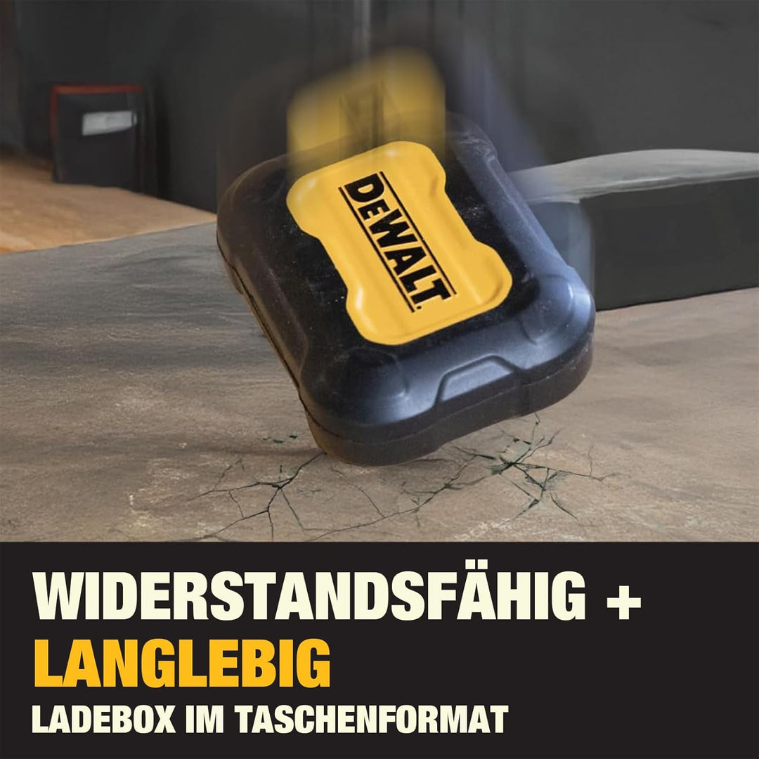 DEWALT Heavy Duty Open Ear Kopfhörer Bluetooth 5.3 Kabellose In-Ear Ohrhörer IP55 44 Std. Akkulaufze