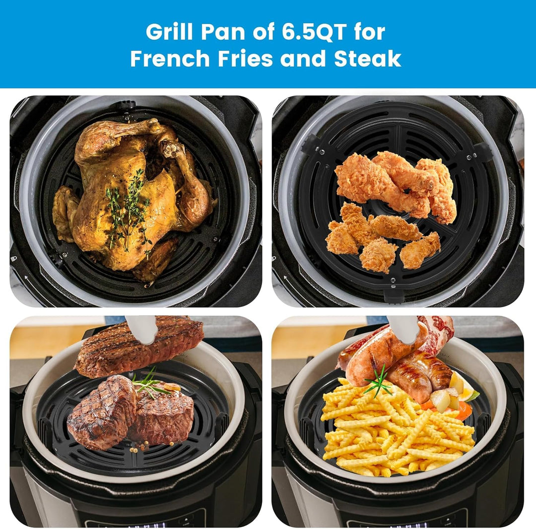 GXF Air Fryer Grillpfanne für Ninja Foodi MINI 4.7L 6 in 1 OP100UK Ninja Foodi MAX 14 in 1 7.5L OL65