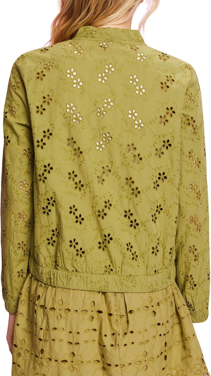 ESPRIT Damen Jacke, L 325/Pistachio Green