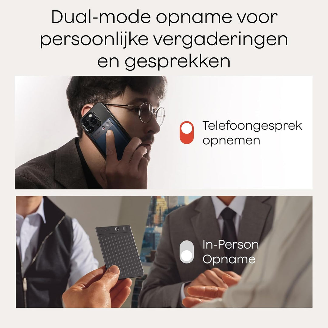 Plaud Note KI Digitales Diktiergerät mit Schreibfunktion und Zusammenfassen Aufnahmegerät Voice Reco