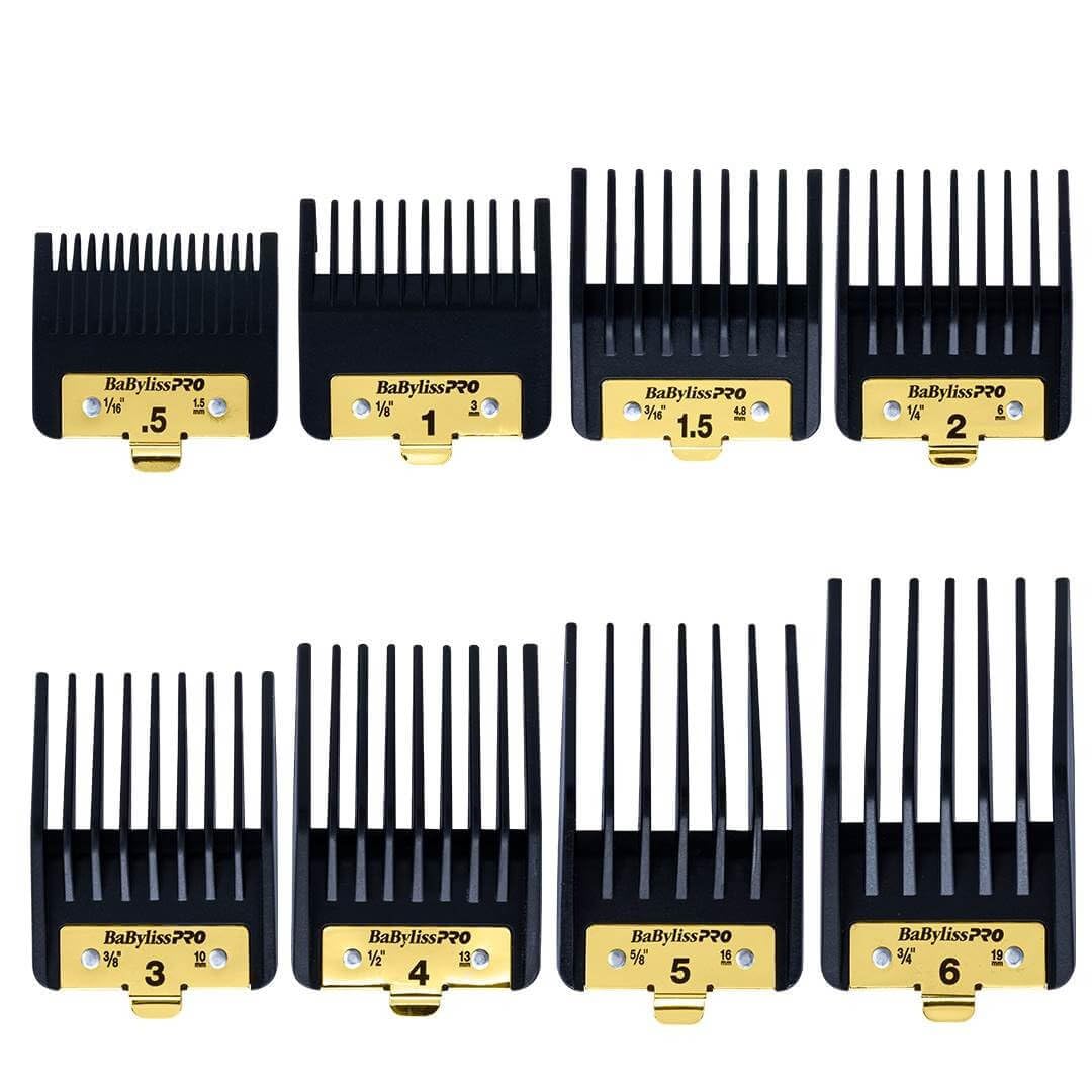 Babyliss Pro 4Artist FXPCGE-320 Premium Clipper Guards - Satz mit 8 Aufsteckkaemme