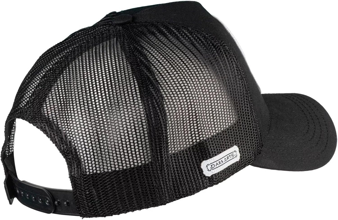 Capslab Herren Cap with a Visor, Schwarz C