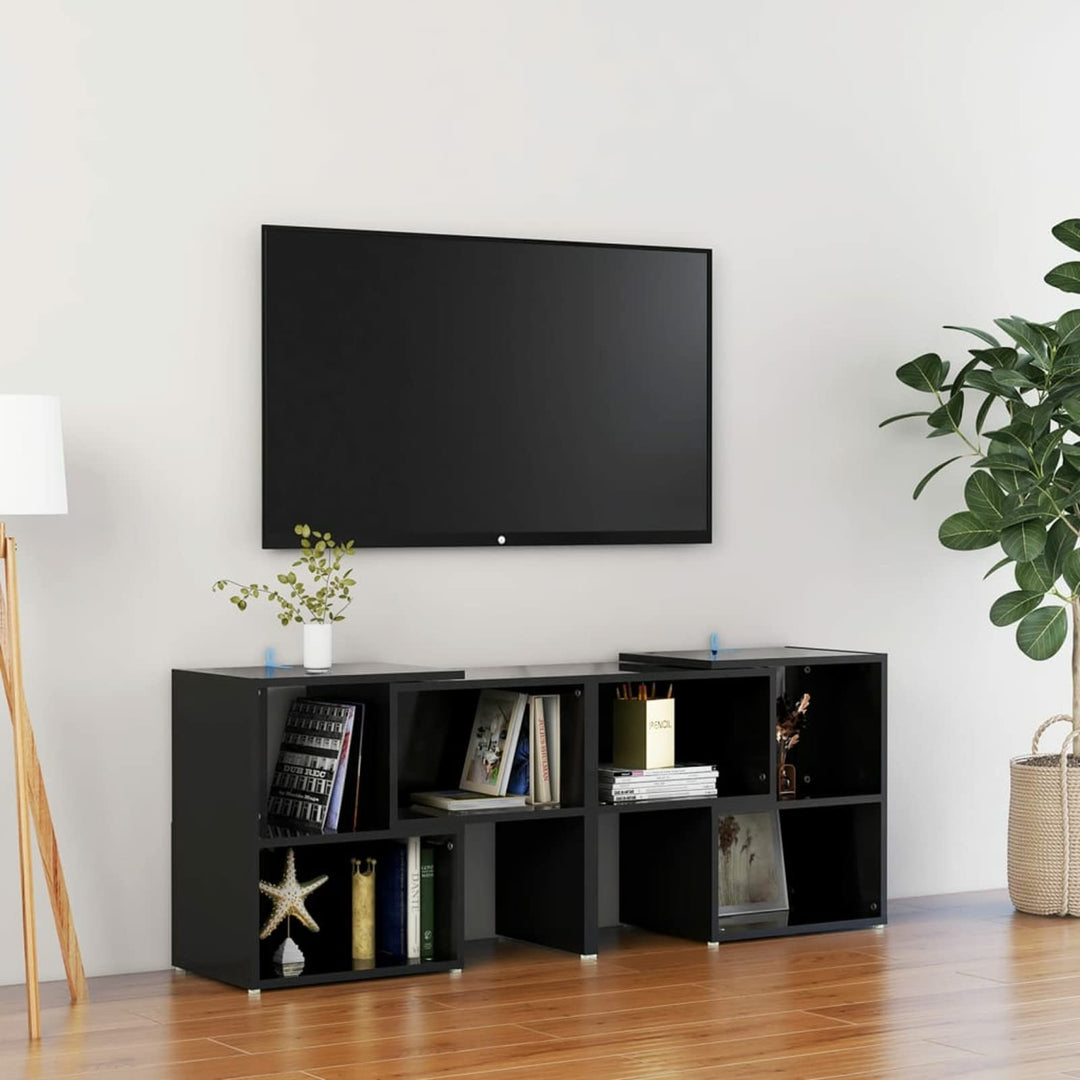 Susany TV Schrank Fernsehtisch Fernsehschrank HiFi-Schrank TV Möbel Lowboard Spanplatte Hochglanz-Sc