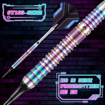 WIN.MAX Dartpfeile 90% Tungsten 3 Stück 90% Wolfram 16-18 Gramm Dart professionelle, Soft-Dartpfeile