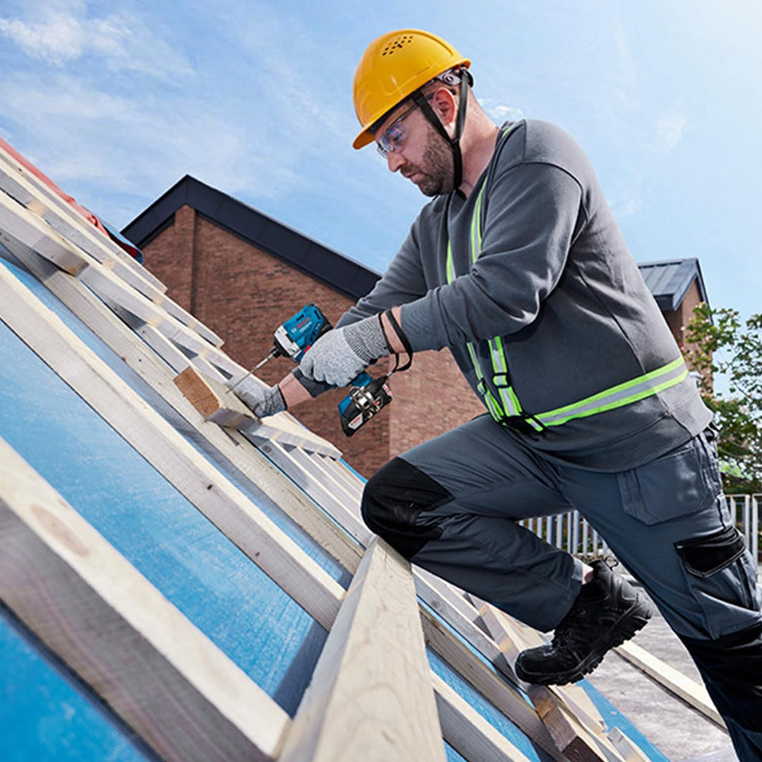 Bosch Professional 18V System Akku-Drehschlagschrauber GDR 18V-215 + Bohrschrauber GSB 185-LI (inkl.