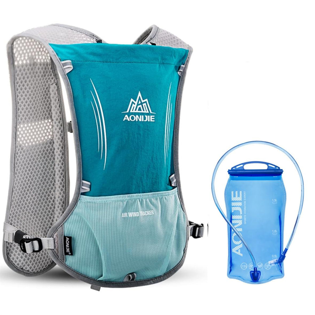 Laufrucksack Trinkrucksack 5L Leichter Laufen Rucksack Fahrradrucksack mit Optional Trinksystem für