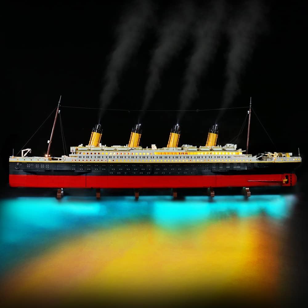 BrickBling LED-Beleuchtung für Lego Creator Expert Titanic Building Set 10294 (kein Lego enthalten,