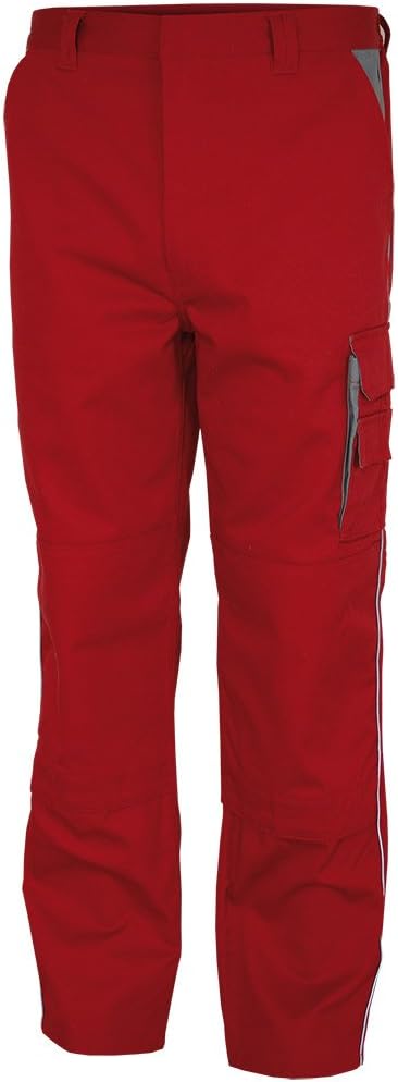 Carson Contrast Arbeitshose, Rot/Grau, 28 28 Rot / Grau, 28 Rot / Grau
