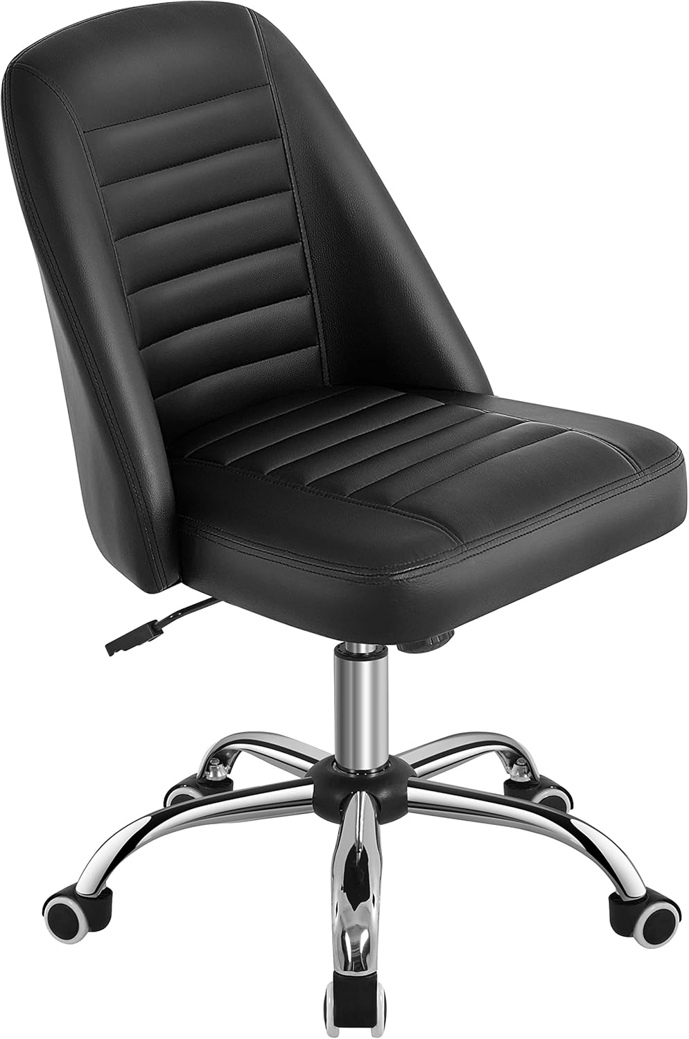 Yaheetech Bürostuhl Schreibtischstuhl Ergonomisch Gepolstert Kunstleder Drehstuhl mit Rollen Arbeits