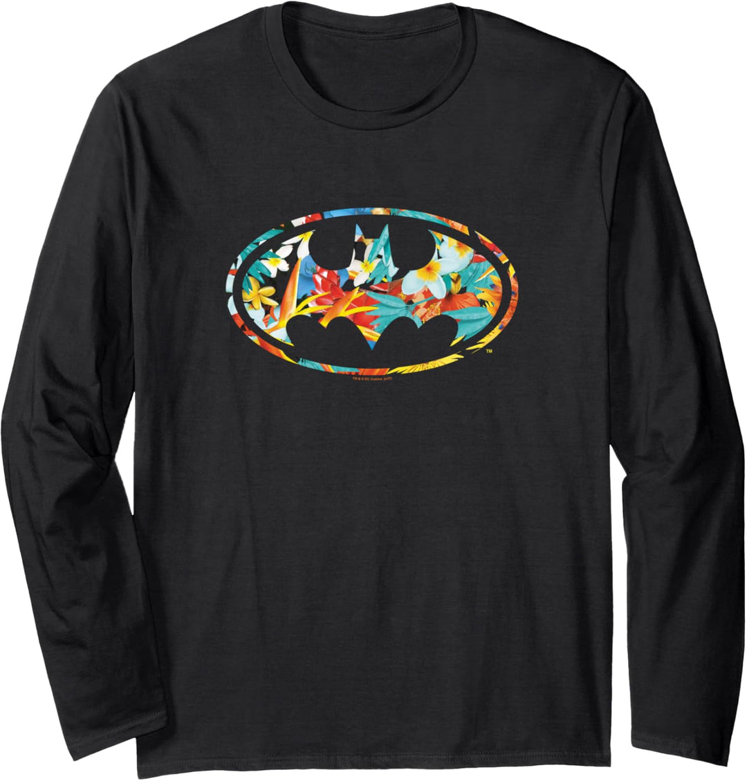 Batman Hawaiian Bat Langarmshirt