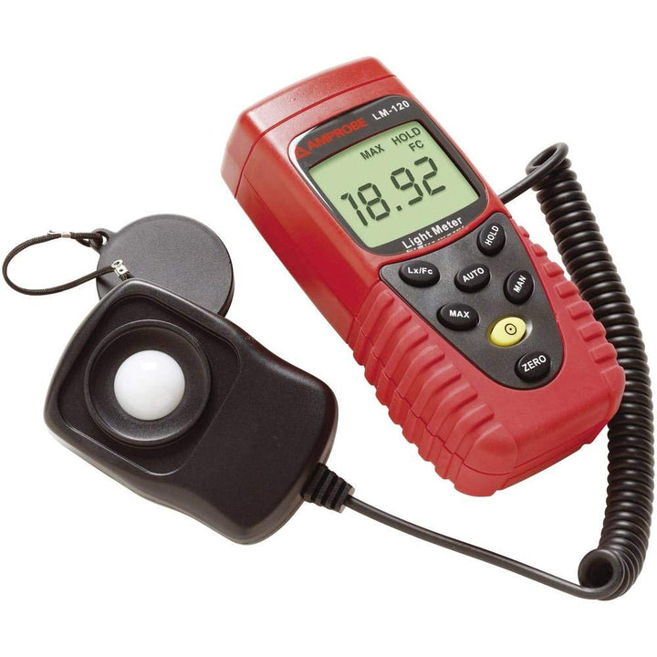 LM-120 Digitales Luxmeter mit Data-Hold, Man/Auto