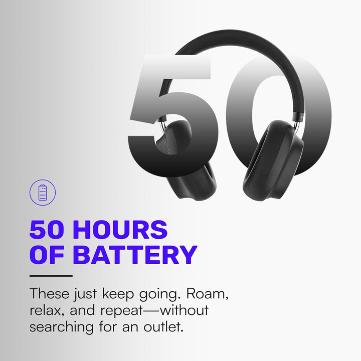 Raycon Essential Kopfhörer – Kabellose Bluetooth-Over-Ear-Kopfhörer, mit hybrider aktiver Geräuschun