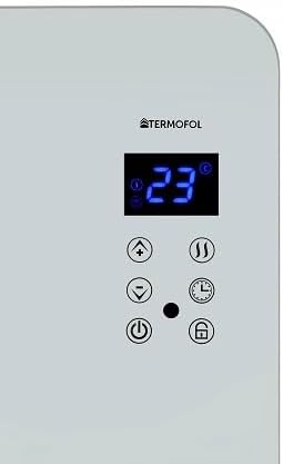 Termofol - Eine elektrische Heizung | Leistung: 2000 W | Steuerung der WI-FI-Anwendung | an der Wand