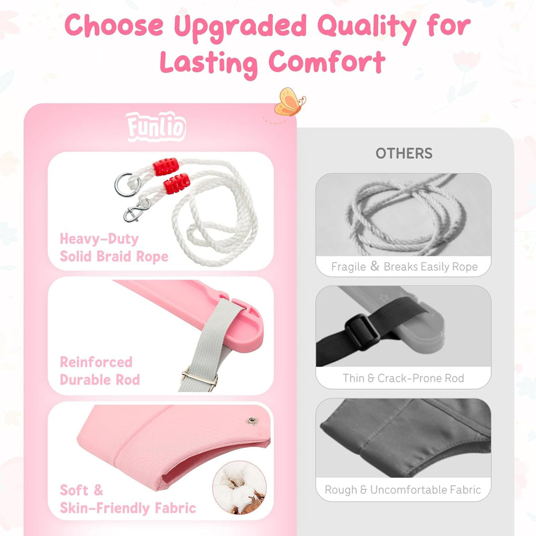 FUNLIO Baby Jumper mit Deckenhaken für 6–24 Monate, Türhopser für Babys für drinnen und draussen, Ba