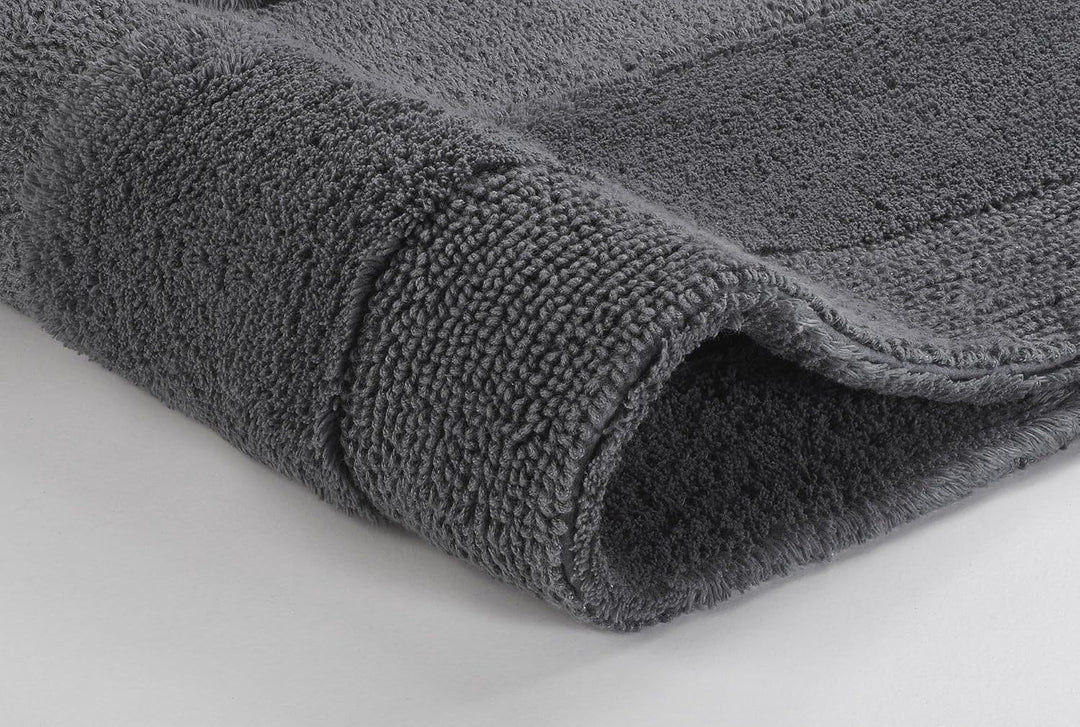 Kleine Wolke Havanna Badteppich, Baumwolle, Anthrazit, 1 cm, 55x65 cm 55x65 cm Anthrazit, 55x65 cm A