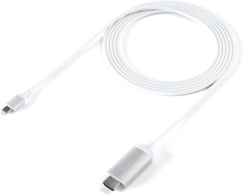 SATECHI Aluminium Type-C HDMI Kabel 4K 60Hz - Für M2/ M1 MacBook Pro/Air, M2/ M1 iPad Pro/Air, M2 Ma