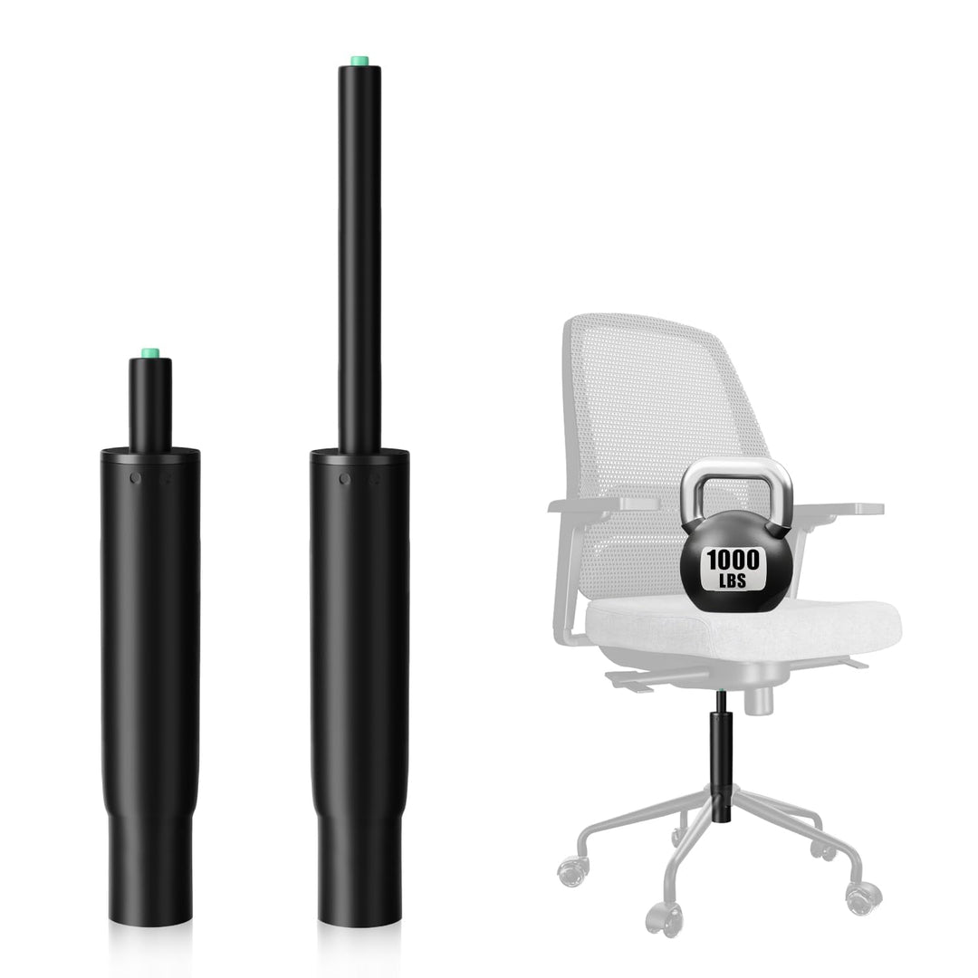 Mastery Mart 229mm-381mm Gasdruckfeder für Bürostuhl, Gasfeder mit 140mm einstellbarem Hub, bis 450k