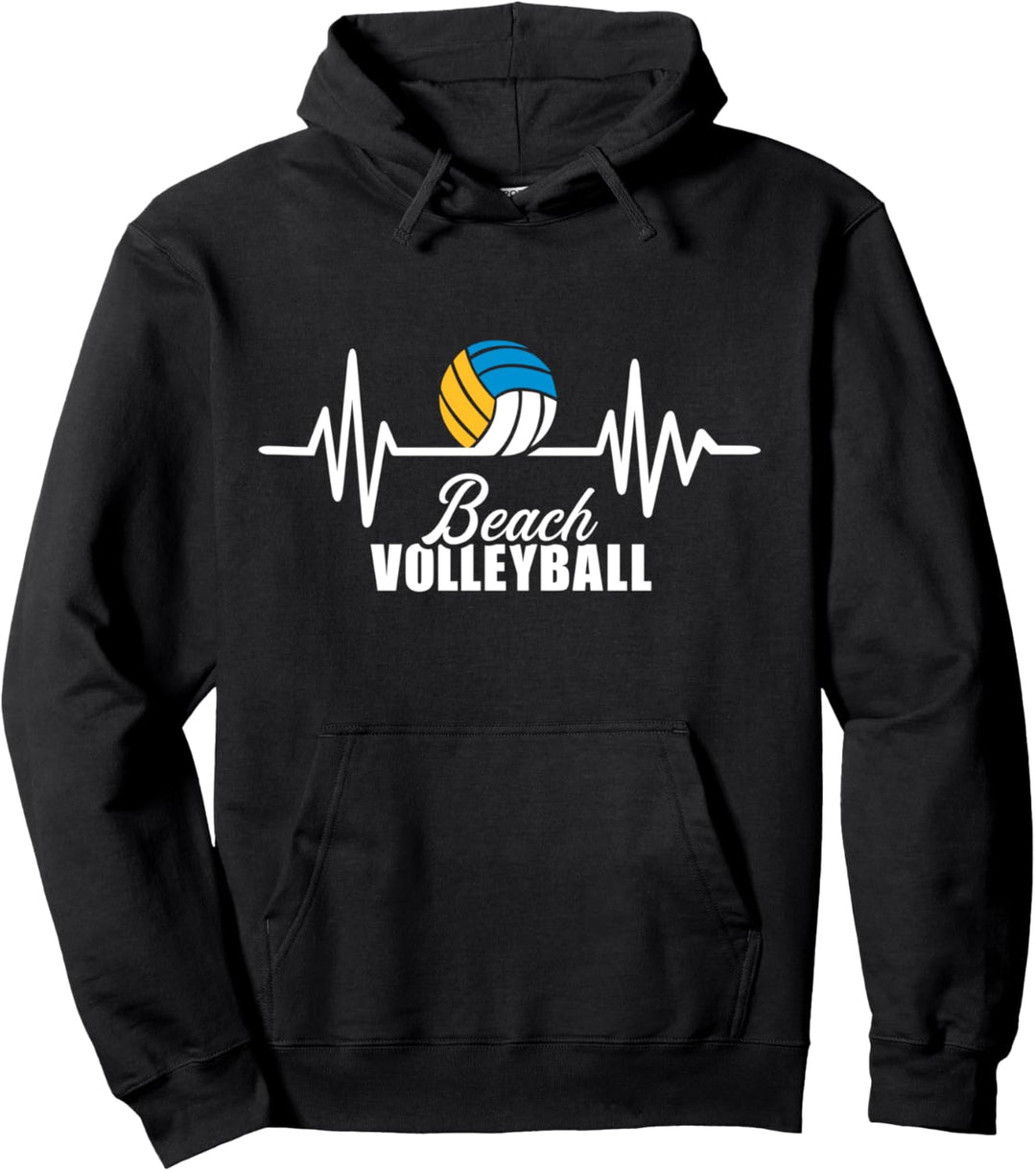 Beachvolleyball Frequenz Pullover Hoodie