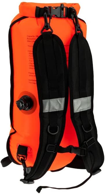 SAFE4SPORT RunSwimmer - Aufblasbare Sicherheitsboje zum Schwimmen und 3in1 Rucksack - Grosse Boje mi