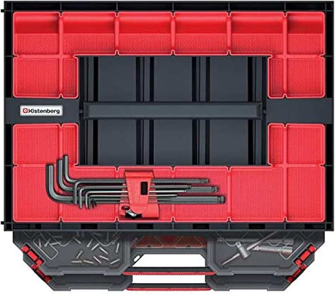 Kistenberg Sortimentskasten SET Werkzeugkoffer Sortierbox Kleinteilemagazin (inklusive 3x Sortiments