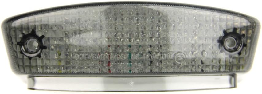 aVDB-moto LED-Bremslicht mit integriertem Blinker kompatibel mit Ducati Monster (Getönt), Getönt
