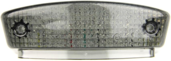 aVDB-moto LED-Bremslicht mit integriertem Blinker kompatibel mit Ducati Monster (Getönt), Getönt