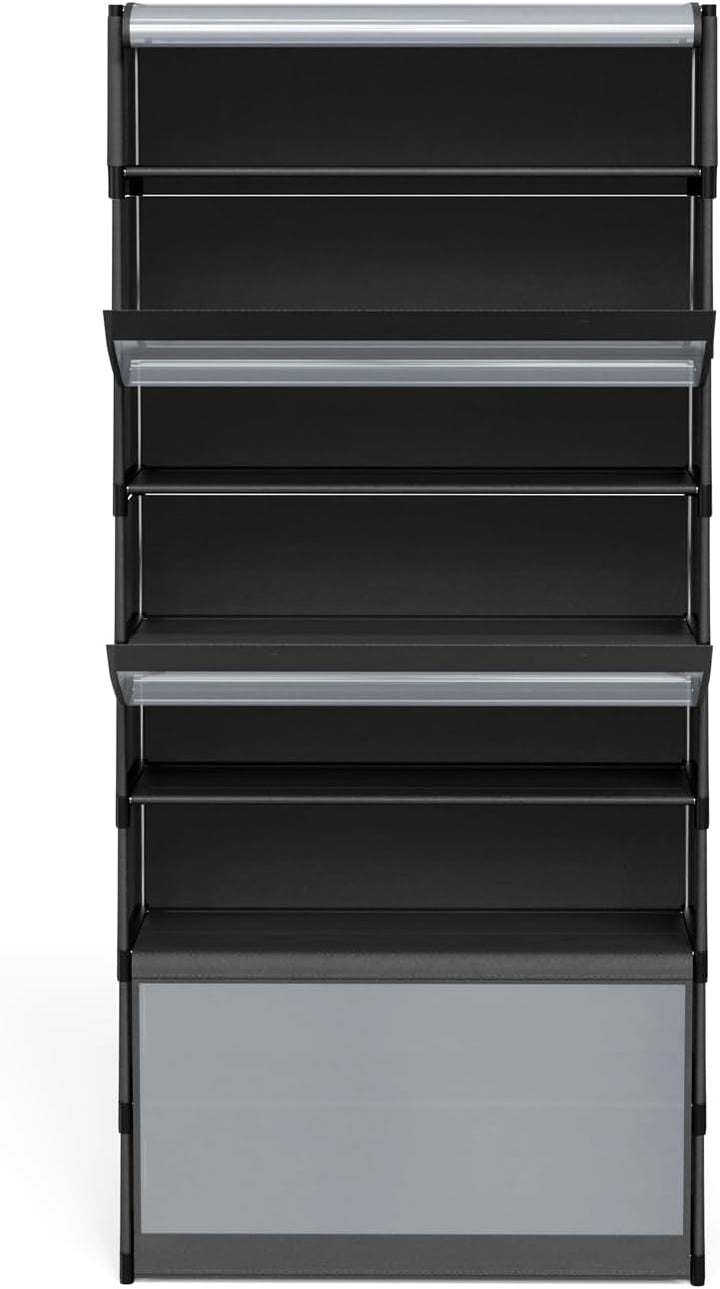 HUOLE Schuhschrank, für 20 Paar Schuhe, Schuhaufbewahrung, Eingangsbereich, für Eingänge, Schlafzimm