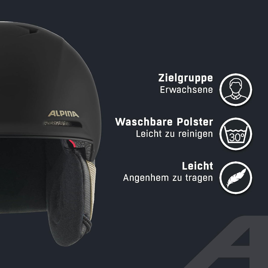 ALPINA BRIX black matt 55-59, black matt 55-59