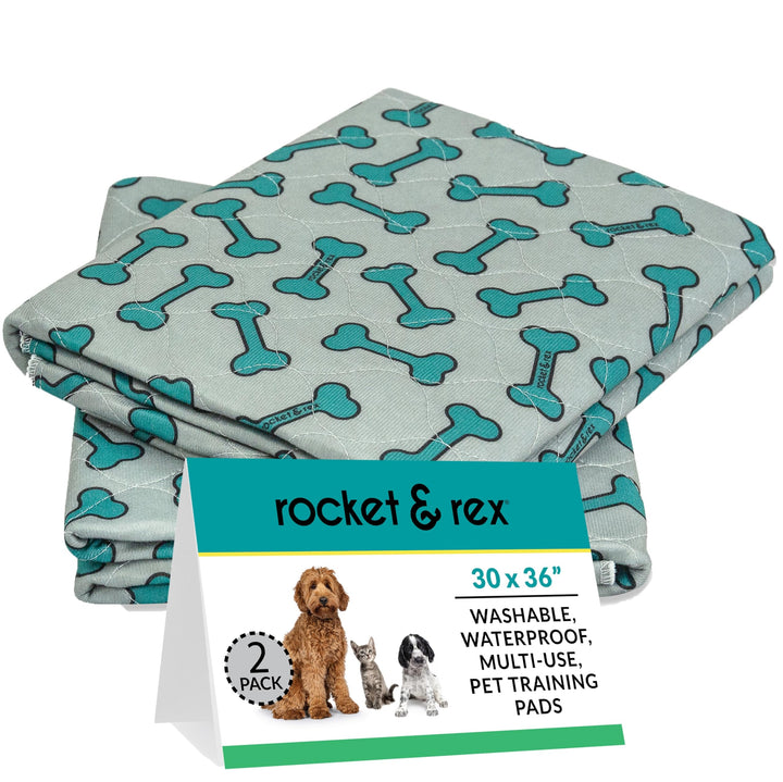 Rocket & rex Waschbar Training und Travel Puppy Pee Pads. X-Large 76 x 91cm. Wiederverwendbare wasse