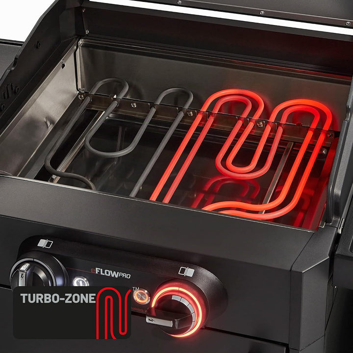 Enders® Elektrogrill eFLOW PRO 2 TURBO™ aus der SHADOW-Serie &amp; ® SWITCH GRID Pizzastein Bundle mit P