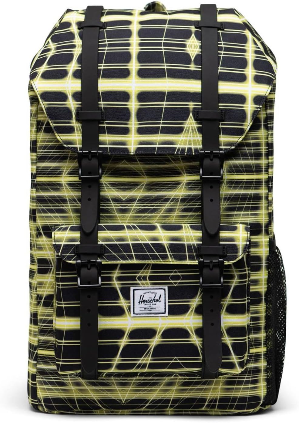 Herschel Little America Youth Backpack Neon Grid Highlight