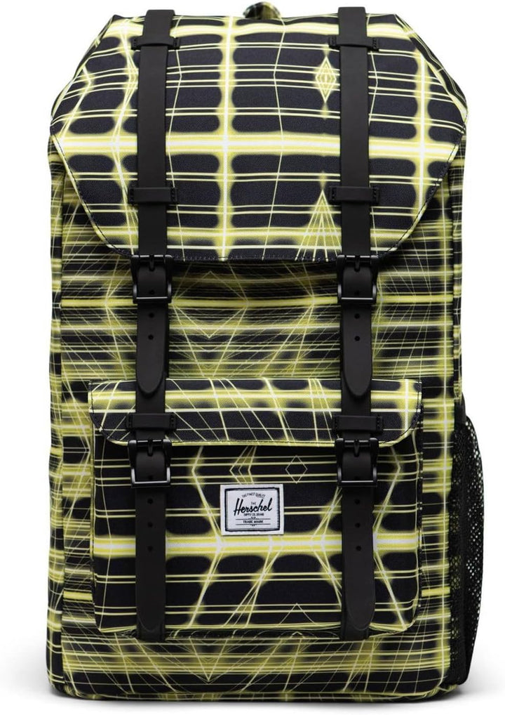 Herschel Little America Youth Backpack Neon Grid Highlight