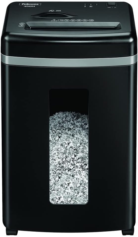 Fellowes Aktenvernichter High Security 9 Blatt (P5), Papierschredder für Büro und Homeoffice, Powers