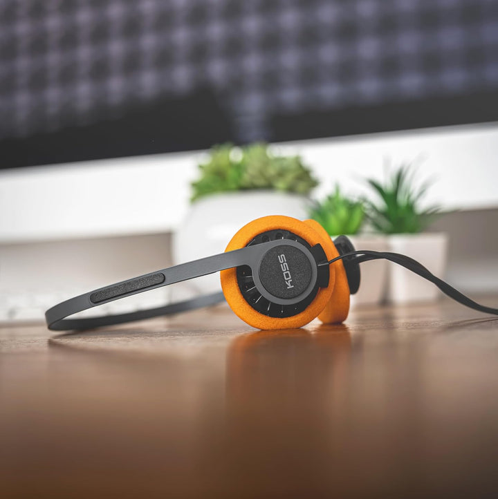 Koss KPH40 Utility-On-Ear-Kopfhörer, abnehmbares austauschbares Kabelsystem, Retro-Stil, ultraleicht